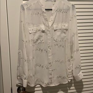 Beautiful Preworn Notations Woman Blouse